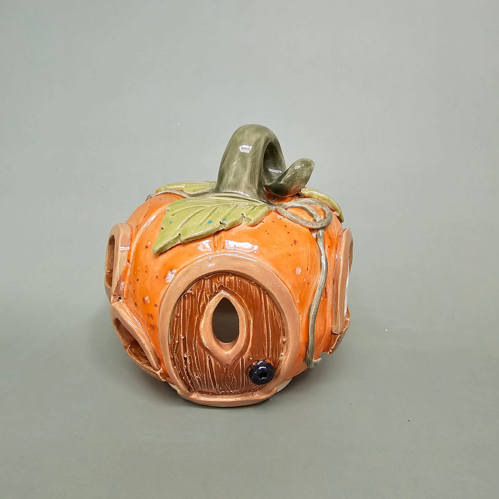 Maison citrouille – Cœur d’automne – M (C#2602)