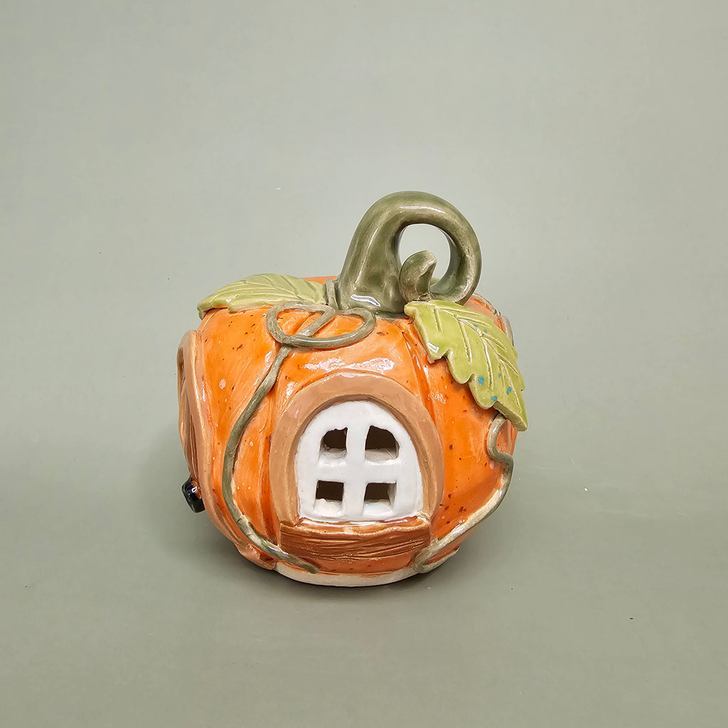 Maison citrouille – Cœur d’automne – M (C#2602)