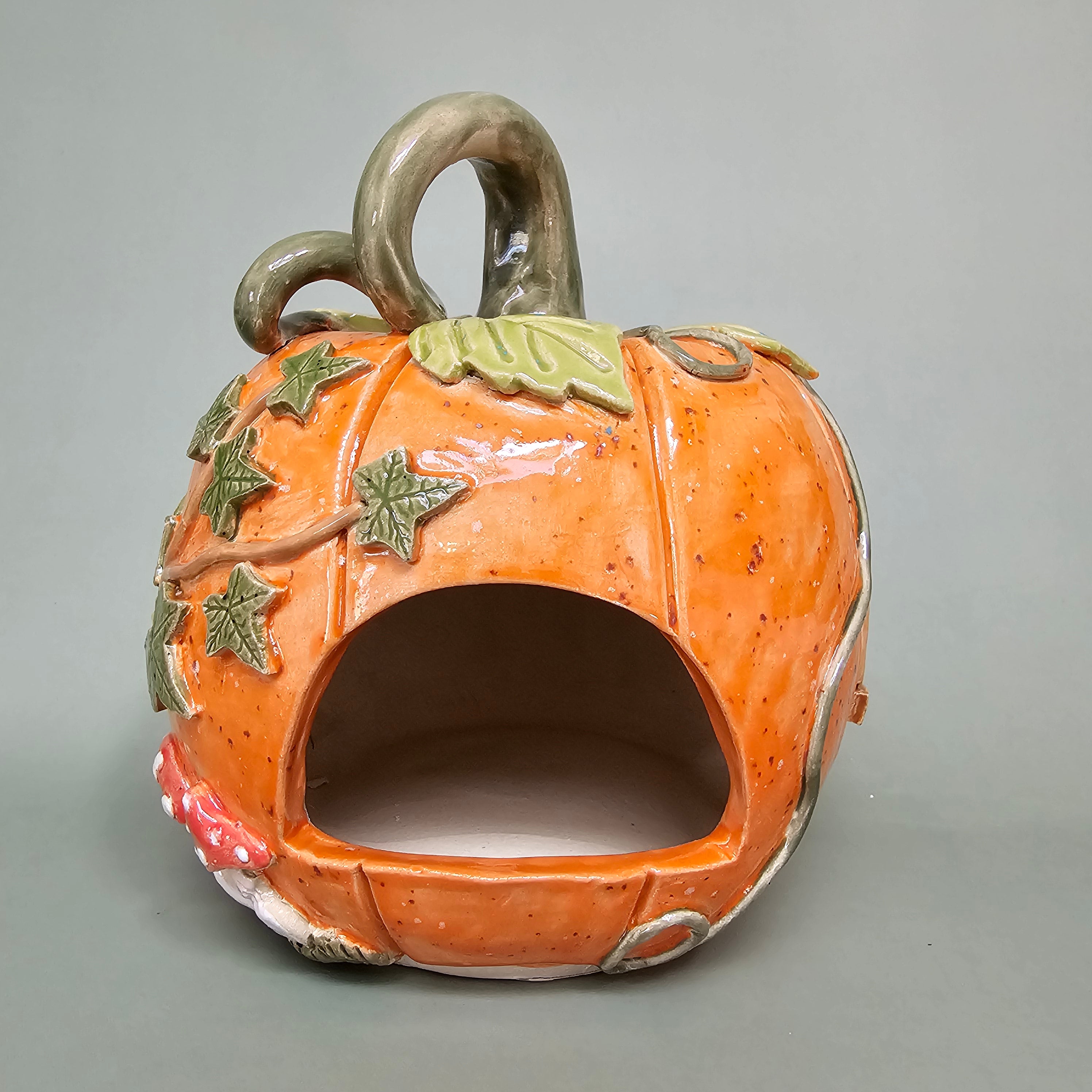 Maison citrouille – Cœur d’automne – L (C#2603)