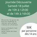 Atelier d'initiation à la Céramique du Samedi 18 Juillet